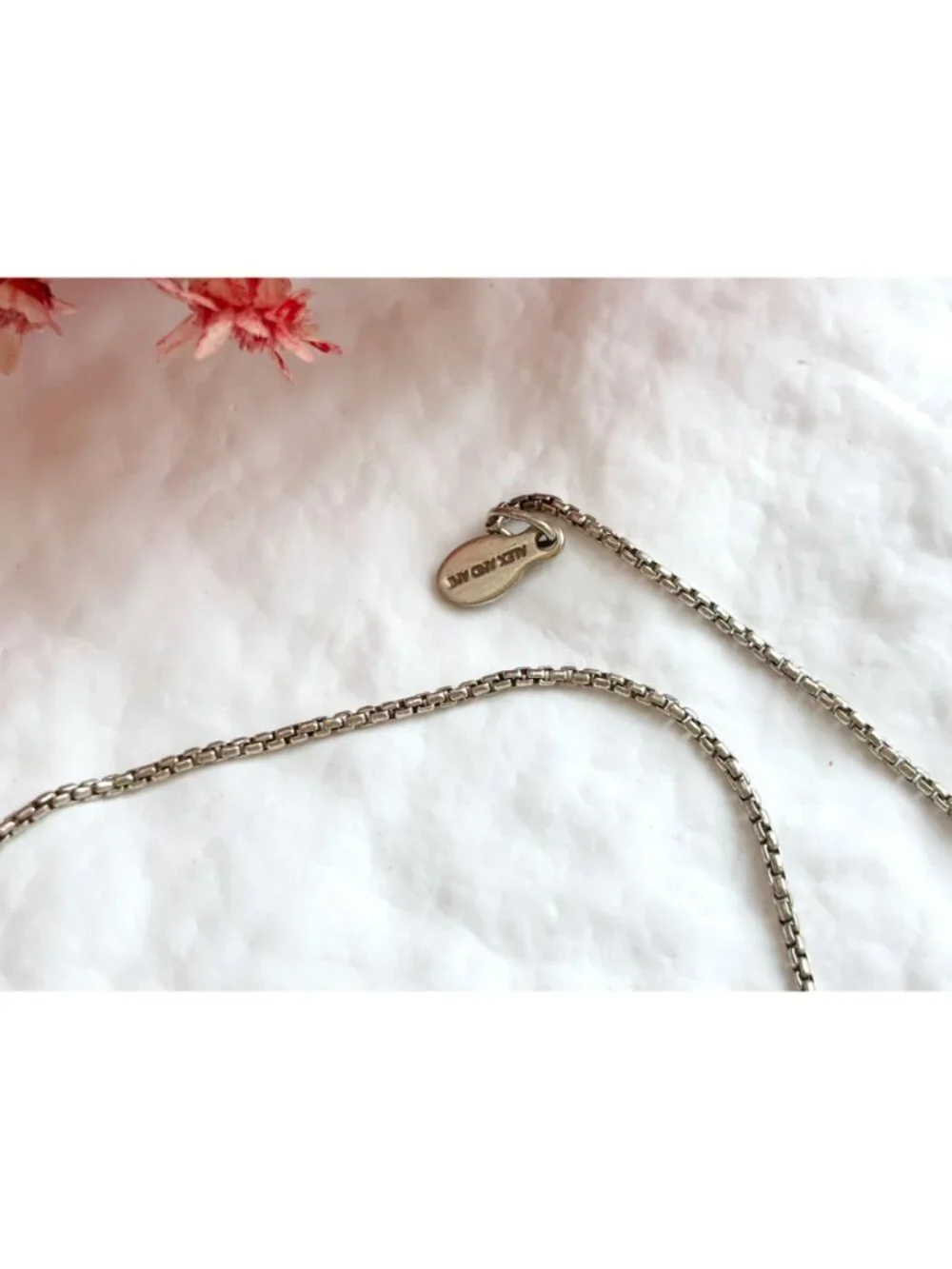 Adjustable Crescent Moon Pendant Minimalist Vintage Sterling Silver 925 Bracelet